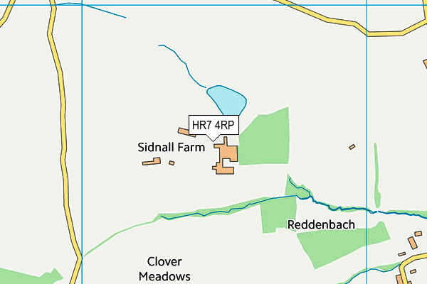 HR7 4RP map - OS VectorMap District (Ordnance Survey) HR7 4RP map - OS VectorMap District (Ordnance Survey)