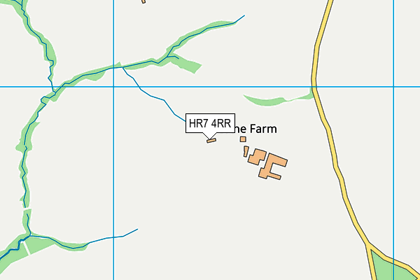 HR7 4RR map - OS VectorMap District (Ordnance Survey) HR7 4RR map - OS VectorMap District (Ordnance Survey)