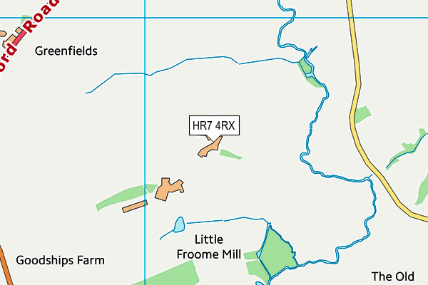 HR7 4RX map - OS VectorMap District (Ordnance Survey) HR7 4RX map - OS VectorMap District (Ordnance Survey)