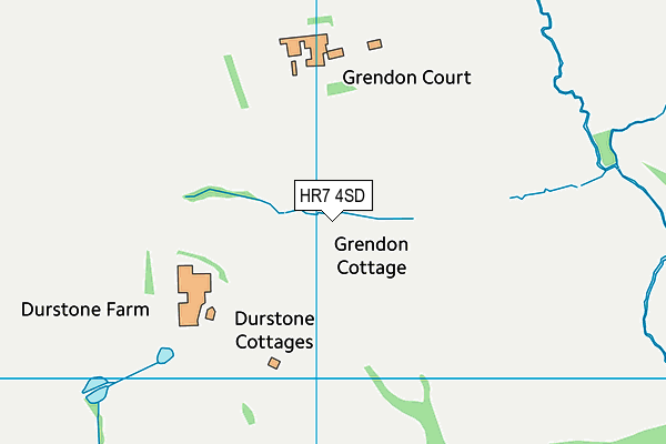 HR7 4SD map - OS VectorMap District (Ordnance Survey) HR7 4SD map - OS VectorMap District (Ordnance Survey)