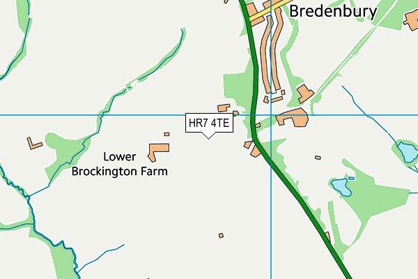 HR7 4TE map - OS VectorMap District (Ordnance Survey) HR7 4TE map - OS VectorMap District (Ordnance Survey)