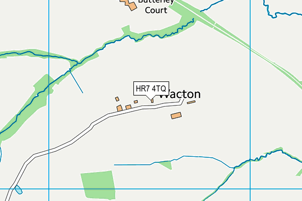 HR7 4TQ map - OS VectorMap District (Ordnance Survey) HR7 4TQ map - OS VectorMap District (Ordnance Survey)