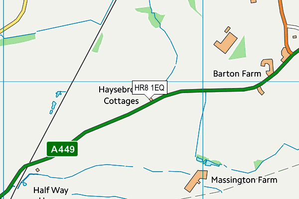 HR8 1EQ map - OS VectorMap District (Ordnance Survey) HR8 1EQ map - OS VectorMap District (Ordnance Survey)
