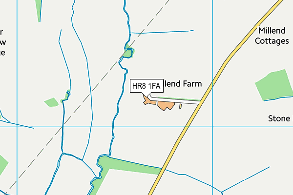 HR8 1FA map - OS VectorMap District (Ordnance Survey) HR8 1FA map - OS VectorMap District (Ordnance Survey)