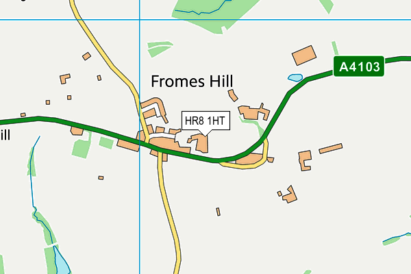 HR8 1HT map - OS VectorMap District (Ordnance Survey) HR8 1HT map - OS VectorMap District (Ordnance Survey)