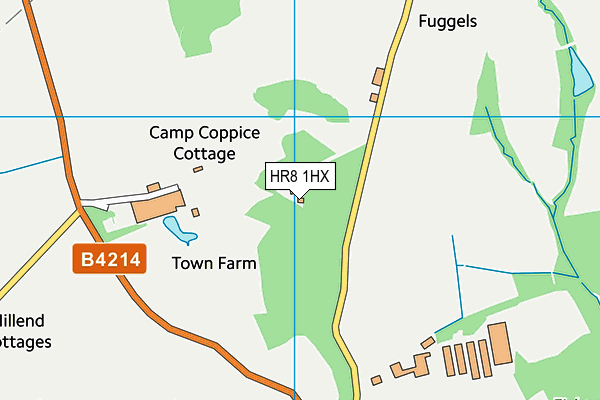 HR8 1HX map - OS VectorMap District (Ordnance Survey) HR8 1HX map - OS VectorMap District (Ordnance Survey)