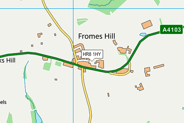 HR8 1HY map - OS VectorMap District (Ordnance Survey)