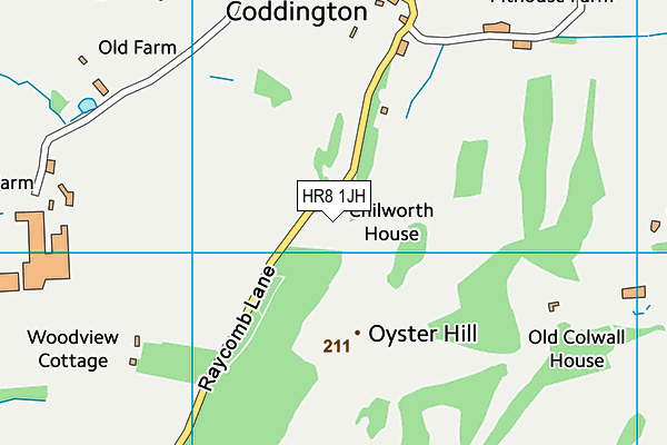 HR8 1JH map - OS VectorMap District (Ordnance Survey) HR8 1JH map - OS VectorMap District (Ordnance Survey)