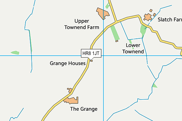 HR8 1JT map - OS VectorMap District (Ordnance Survey) HR8 1JT map - OS VectorMap District (Ordnance Survey)