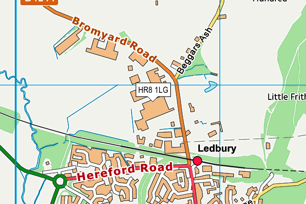 HR8 1LG map - OS VectorMap District (Ordnance Survey) HR8 1LG map - OS VectorMap District (Ordnance Survey)