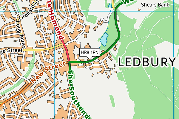 HR8 1PN map - OS VectorMap District (Ordnance Survey) HR8 1PN map - OS VectorMap District (Ordnance Survey)