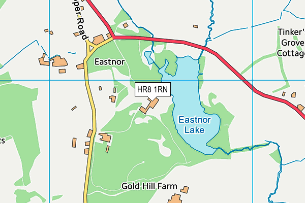 HR8 1RN map - OS VectorMap District (Ordnance Survey) HR8 1RN map - OS VectorMap District (Ordnance Survey)