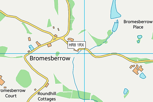 HR8 1RX map - OS VectorMap District (Ordnance Survey) HR8 1RX map - OS VectorMap District (Ordnance Survey)