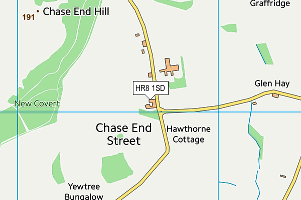 HR8 1SD map - OS VectorMap District (Ordnance Survey) HR8 1SD map - OS VectorMap District (Ordnance Survey)