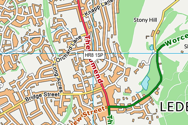 HR8 1SP map - OS VectorMap District (Ordnance Survey) HR8 1SP map - OS VectorMap District (Ordnance Survey)