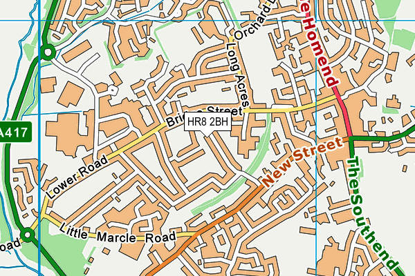HR8 2BH map - OS VectorMap District (Ordnance Survey) HR8 2BH map - OS VectorMap District (Ordnance Survey)