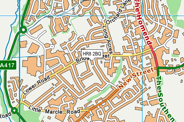 HR8 2BQ map - OS VectorMap District (Ordnance Survey) HR8 2BQ map - OS VectorMap District (Ordnance Survey)
