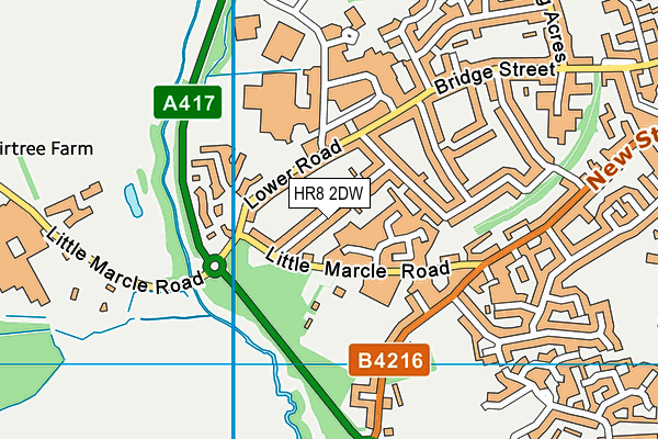 HR8 2DW map - OS VectorMap District (Ordnance Survey) HR8 2DW map - OS VectorMap District (Ordnance Survey)