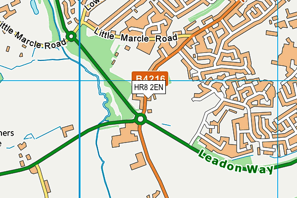HR8 2EN map - OS VectorMap District (Ordnance Survey)