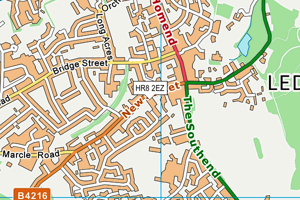 HR8 2EZ map - OS VectorMap District (Ordnance Survey) HR8 2EZ map - OS VectorMap District (Ordnance Survey)