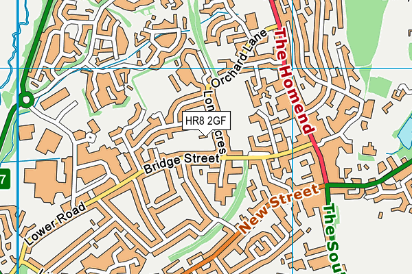 HR8 2GF map - OS VectorMap District (Ordnance Survey) HR8 2GF map - OS VectorMap District (Ordnance Survey)