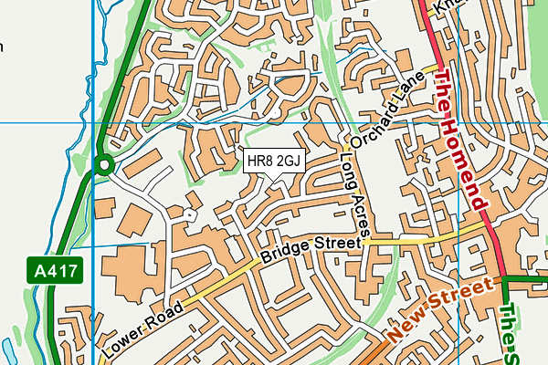HR8 2GJ map - OS VectorMap District (Ordnance Survey) HR8 2GJ map - OS VectorMap District (Ordnance Survey)