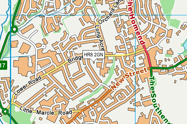 HR8 2GN map - OS VectorMap District (Ordnance Survey) HR8 2GN map - OS VectorMap District (Ordnance Survey)