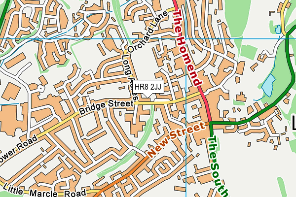 HR8 2JJ map - OS VectorMap District (Ordnance Survey) HR8 2JJ map - OS VectorMap District (Ordnance Survey)