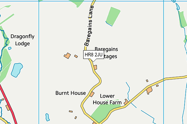 HR8 2JU map - OS VectorMap District (Ordnance Survey) HR8 2JU map - OS VectorMap District (Ordnance Survey)