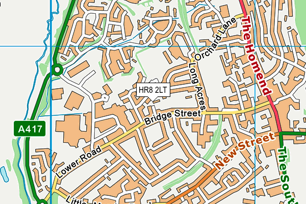 HR8 2LT map - OS VectorMap District (Ordnance Survey) HR8 2LT map - OS VectorMap District (Ordnance Survey)