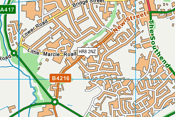 HR8 2NZ map - OS VectorMap District (Ordnance Survey) HR8 2NZ map - OS VectorMap District (Ordnance Survey)