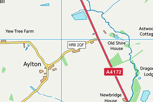 HR8 2QF map - OS VectorMap District (Ordnance Survey) HR8 2QF map - OS VectorMap District (Ordnance Survey)
