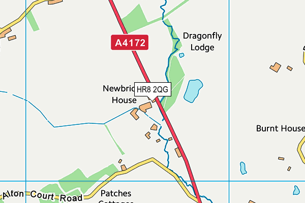 HR8 2QG map - OS VectorMap District (Ordnance Survey) HR8 2QG map - OS VectorMap District (Ordnance Survey)