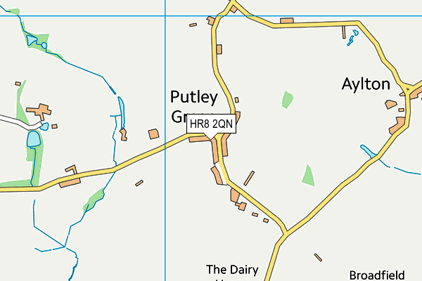 HR8 2QN map - OS VectorMap District (Ordnance Survey) HR8 2QN map - OS VectorMap District (Ordnance Survey)