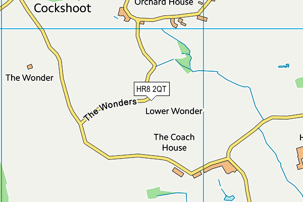 HR8 2QT map - OS VectorMap District (Ordnance Survey) HR8 2QT map - OS VectorMap District (Ordnance Survey)