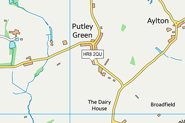 HR8 2QU map - OS VectorMap District (Ordnance Survey) HR8 2QU map - OS VectorMap District (Ordnance Survey)