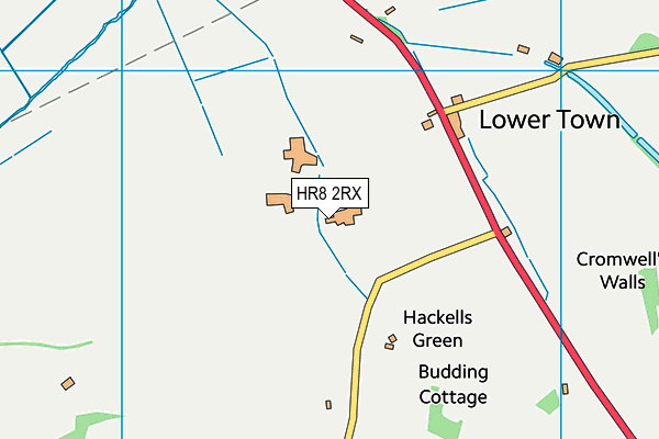 HR8 2RX map - OS VectorMap District (Ordnance Survey) HR8 2RX map - OS VectorMap District (Ordnance Survey)