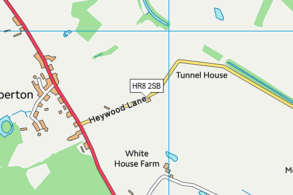 HR8 2SB map - OS VectorMap District (Ordnance Survey) HR8 2SB map - OS VectorMap District (Ordnance Survey)