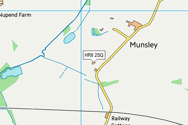 HR8 2SQ map - OS VectorMap District (Ordnance Survey) HR8 2SQ map - OS VectorMap District (Ordnance Survey)