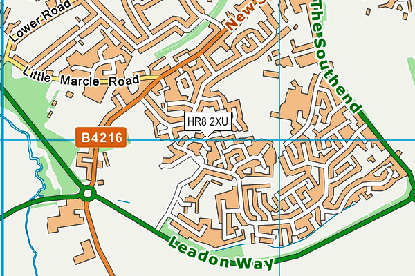 HR8 2XU map - OS VectorMap District (Ordnance Survey) HR8 2XU map - OS VectorMap District (Ordnance Survey)