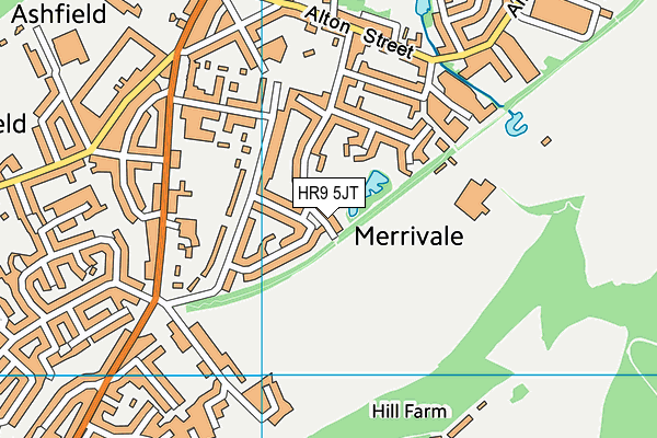 HR9 5JT map - OS VectorMap District (Ordnance Survey) HR9 5JT map - OS VectorMap District (Ordnance Survey)