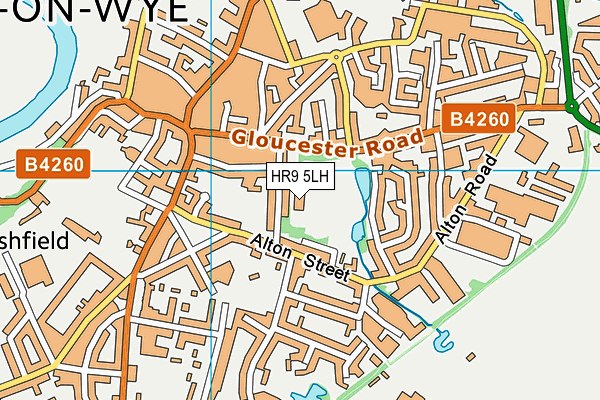 HR9 5LH map - OS VectorMap District (Ordnance Survey) HR9 5LH map - OS VectorMap District (Ordnance Survey)