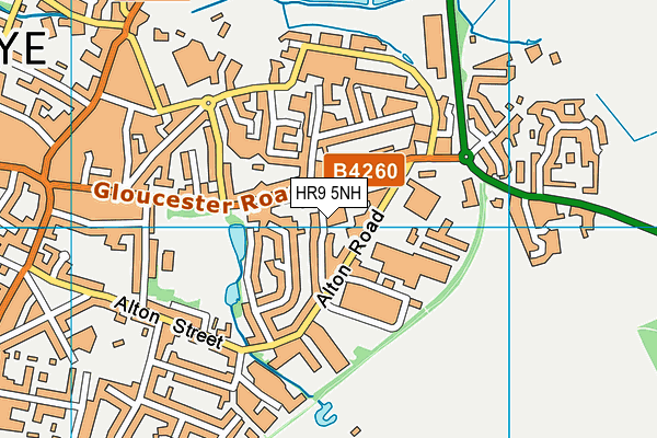 HR9 5NH map - OS VectorMap District (Ordnance Survey) HR9 5NH map - OS VectorMap District (Ordnance Survey)