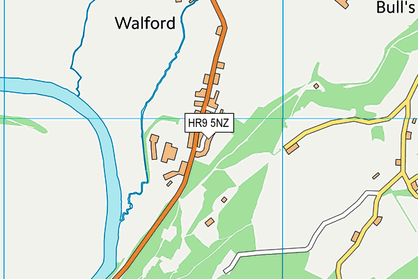 HR9 5NZ map - OS VectorMap District (Ordnance Survey) HR9 5NZ map - OS VectorMap District (Ordnance Survey)