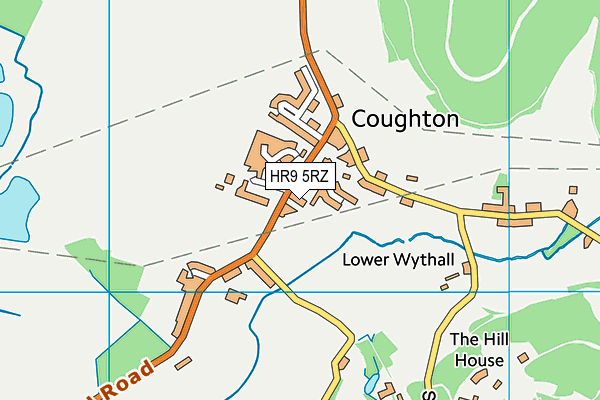 HR9 5RZ map - OS VectorMap District (Ordnance Survey) HR9 5RZ map - OS VectorMap District (Ordnance Survey)