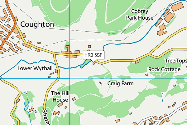 HR9 5SF map - OS VectorMap District (Ordnance Survey) HR9 5SF map - OS VectorMap District (Ordnance Survey)
