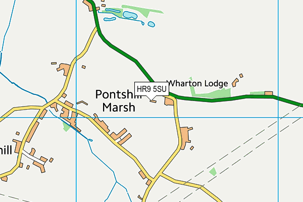 HR9 5SU map - OS VectorMap District (Ordnance Survey) HR9 5SU map - OS VectorMap District (Ordnance Survey)
