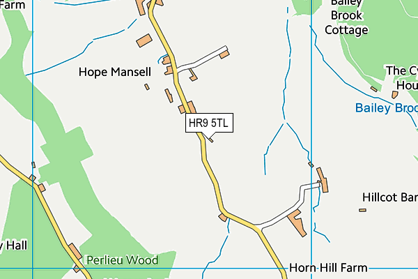 HR9 5TL map - OS VectorMap District (Ordnance Survey) HR9 5TL map - OS VectorMap District (Ordnance Survey)