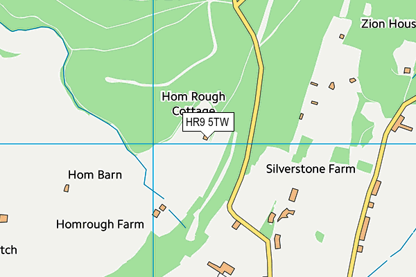 HR9 5TW map - OS VectorMap District (Ordnance Survey) HR9 5TW map - OS VectorMap District (Ordnance Survey)
