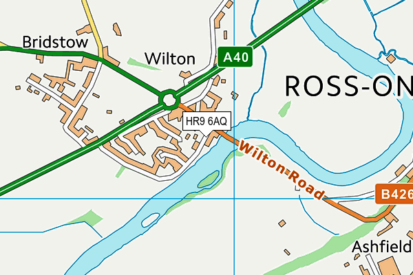 HR9 6AQ map - OS VectorMap District (Ordnance Survey) HR9 6AQ map - OS VectorMap District (Ordnance Survey)